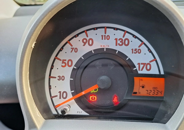 Peugeot 107 cena 13500 przebieg: 73000, rok produkcji 2010 z Alwernia małe 92
